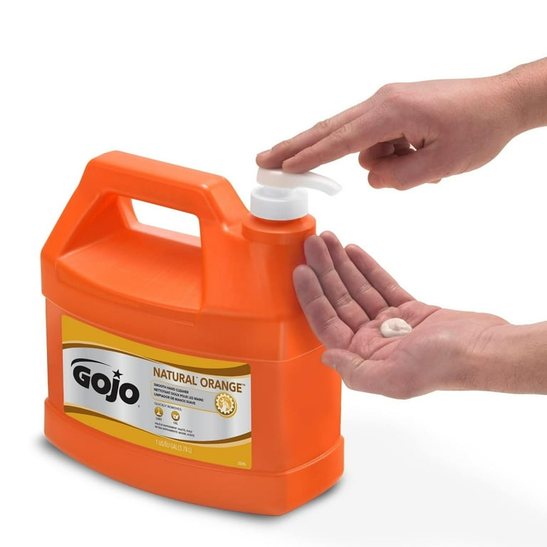 NATURAL ORANGE Smooth Hand Cleaner, Citrus Scent, 1 gal Pump Dispenser, 4/Carton NATURAL ORANGE Smooth Hand Cleaner, Citrus Scent, 1 gal Pump Dispenser, 4/Carton