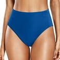 thumbnail image 1 of Swim Pants Swimwear for Women Casual High Rise Solid Color Split Design Plus Size Trunks Lightweight Beachwear, 1 of 3