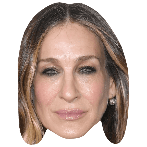 Sarah Jessica Parker (Make Up) Celebrity Mask, Flat Card Face, Fancy Dress Mask