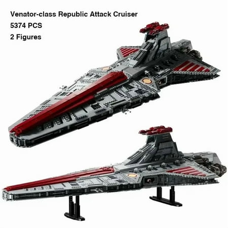 Biggest Venator Class Republic Attacks Compatible 75367 Cruiser Building Set Blocks Bricks Toys for Adult Boy Christmas Gifts