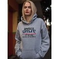thumbnail image 2 of America Home Of The Free Flag Hoodie Women -Image by Shutterstock, Female Small, 2 of 4