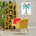 thumbnail image 3 of Stupell Industries Vivid Palm Tree Botanical & Floral Painting Gray Framed Art Print Wall Art, 24 x 30, 3 of 10