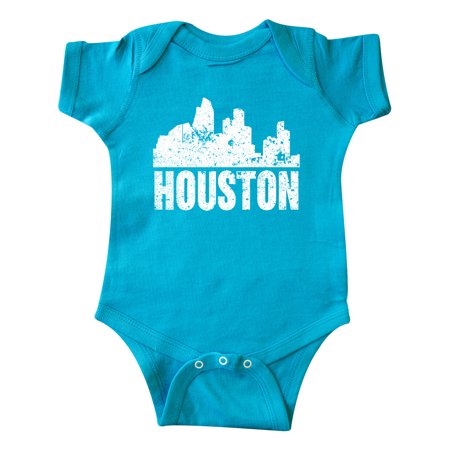 

Inktastic Houston Skyline Grunge Gift Baby Boy or Baby Girl Bodysuit