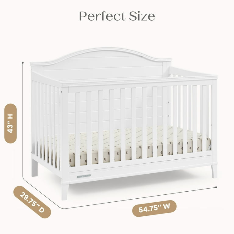 Delta Children Phoebe 6-in-1 Convertible Crib - Greenguard Gold
