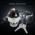 thumbnail image 1 of Ignition Switch,Universal Ignition Switch Assembly Ignition Key Switch Ignition Switch Assembly Unrivaled Performance, 1 of 11