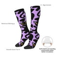 thumbnail image 4 of Yiaed Cartoon Black Cats Print Great elasticity Adult Stockings Sports socks for Men and Women, 4 of 6