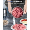 thumbnail image 5 of LINKChef Electric Food Chopper, 5 Cup Meat Grinder Food Processor Stainless Steel Meat for Vegetable Meat Fruit, 5 of 9