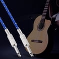 thumbnail image 4 of Mono Guitar Cable Male To Male Wire Cord 6.35Mm Straight Plug For Electric Instruments 1M, Instrument Cable, 4 of 8