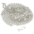 thumbnail image 3 of #200 Twist Chain with 4 S-Hooks, 10 feet, Peerless Chain Company #4840510, Nickel finish, 3 of 7