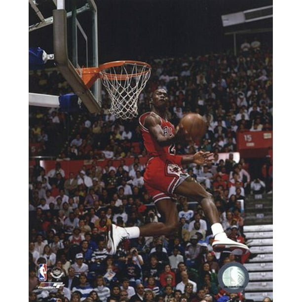 Michael Jordan 1987 Dunk Sports Photo - Walmart.com