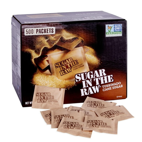 Sugar In The Raw Natural Cane Turbinado Sugar (4.5 G., 500 Pk.)
