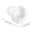 thumbnail image 2 of FESTFENDS 100Ud Tapones Claros De Plástico Para Patas De Muebles Con Acabado Redondo Y Protección Rayones, 2 of 8