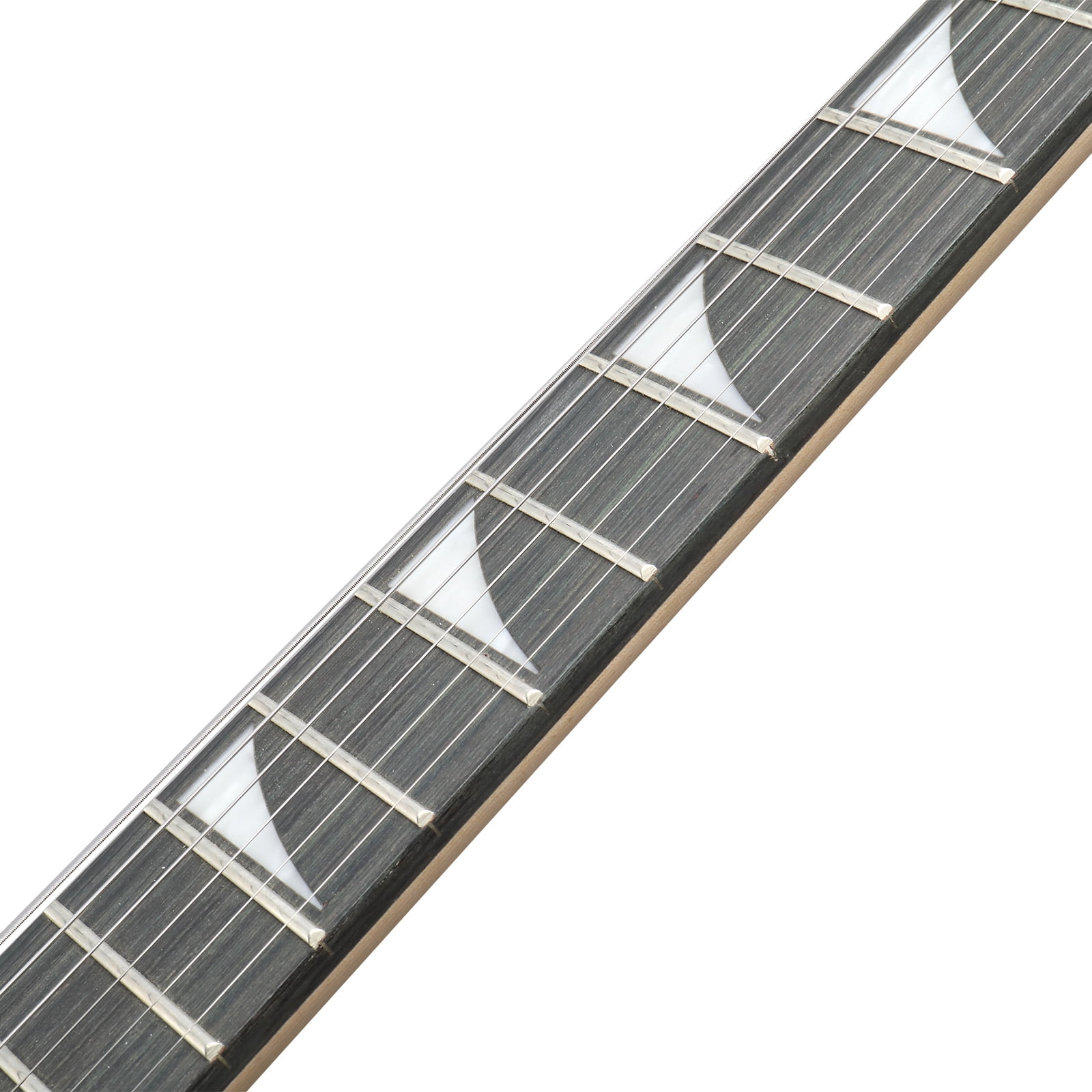 39in Electric Guitar HSH Pickups Black Complete Starter Kit for Hard Tiger-striped, Black