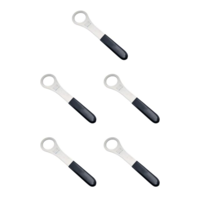 Maytalsory Outil de Vélo Durable Outil de Réparation de Clé de Pédalier Outil de Clé d'Essieu Efficace 46mm 240x60x4mm 5Set