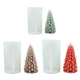 thumbnail image 6 of 3D Christmas Tree Candle Mold Silicone Mould for Candle Making Handmade Soap Fondant Cake Epoxy Resin Mold DIY Craft, 6 of 19