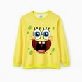 thumbnail image 5 of SpongeBob Family Matching Sweatshirt for Women Funny Face Graphic Long Sleeve Top Sizes S-XL, 5 of 12