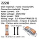 thumbnail image 1 of Conector de Cable compacto Universal 222X 212, conexión de cableado, iluminación, bloque de terminales de Conductor Push-in, Mini conector de Cable rápido, 1 of 3