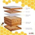 thumbnail image 4 of JUMBL Complete 30 Pcs. Bee Keeping Starter Kit with Suit, Guide, Tools & Sheets - Wax Coated, 4 of 8