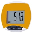 thumbnail image 1 of CHOKPedometer for Walking Steps&Miles 5 Steps to Correct Erroneous Steps Pedometer Waist Clip Pedometer for Walking Distance&Calorie Calculation Feature Step Counter for Walking Yellow, 1 of 2