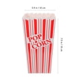 thumbnail image 3 of Miangastore 6pcs Disposable Popcorn Paper Cups Stripy Paper Popcorn Box French Fries Containers for Party, 3 of 9