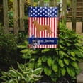 thumbnail image 2 of Carolines Treasures BB8425GF Alano Espanol Spanish Bulldog American Flag Garden Size  Small multicolor, 2 of 3