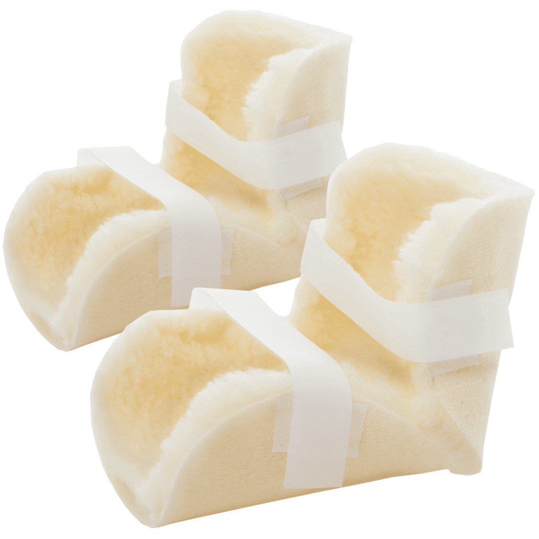 Essential Medical Supply Sheepette Synthetic Sheepskin Soft Elbow Protectors, Universal Fit