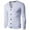White, variant on Mens Jackets Youth Long Solid Slim Sweater Color Casual Fashion Sleeve Fit V Neck Pullover Knit Warm Coats for Men Beige XXL
