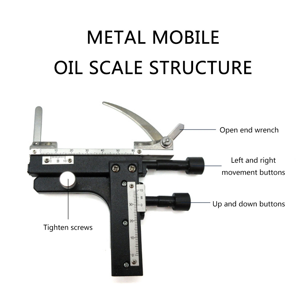 Microscope Calipers Professional Attachable Mechanical Moveable Stage Caliper Microscope Accessories