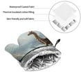 thumbnail image 6 of Daiia Autumn Dragon Mountain View Pattern Oven Mitts and Pot Holders 4 pcs Set,High Heat Resistant 500 Degree Extra Thicken Long Kitchen Cotton Oven Glove, 6 of 6