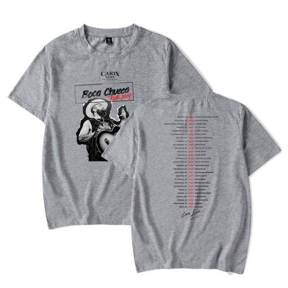 Carin Leon Boca Chueca Tour T-Shirt Merch Women/Men Unisex Summer Hiphop O-neck Short Sleeve Tshirt Streetwear