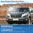 thumbnail image 3 of Visera de sol del lado izquierdo Unique Bargains para Lexus GX460 2010-2023 para Toyota Land Cruiser y Prado KDJ155 / KDJ150 2009-2023 Reemplazo No.74320-60D22-A0 Sombra de protección solar Gris, 3 of 7