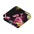 thumbnail image 2 of Manta de felpa suave y cómoda de Pantera Rosa, manta de franela cálida y ligera para sofá cama de 40 x 30 pulgadas, 2 of 8