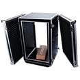 thumbnail image 1 of YCS TBH18UADSM21W 19 in. Shock Mount Rack DJ Amplifier with Laptop Shelf &amp; Wheels, 1 of 4