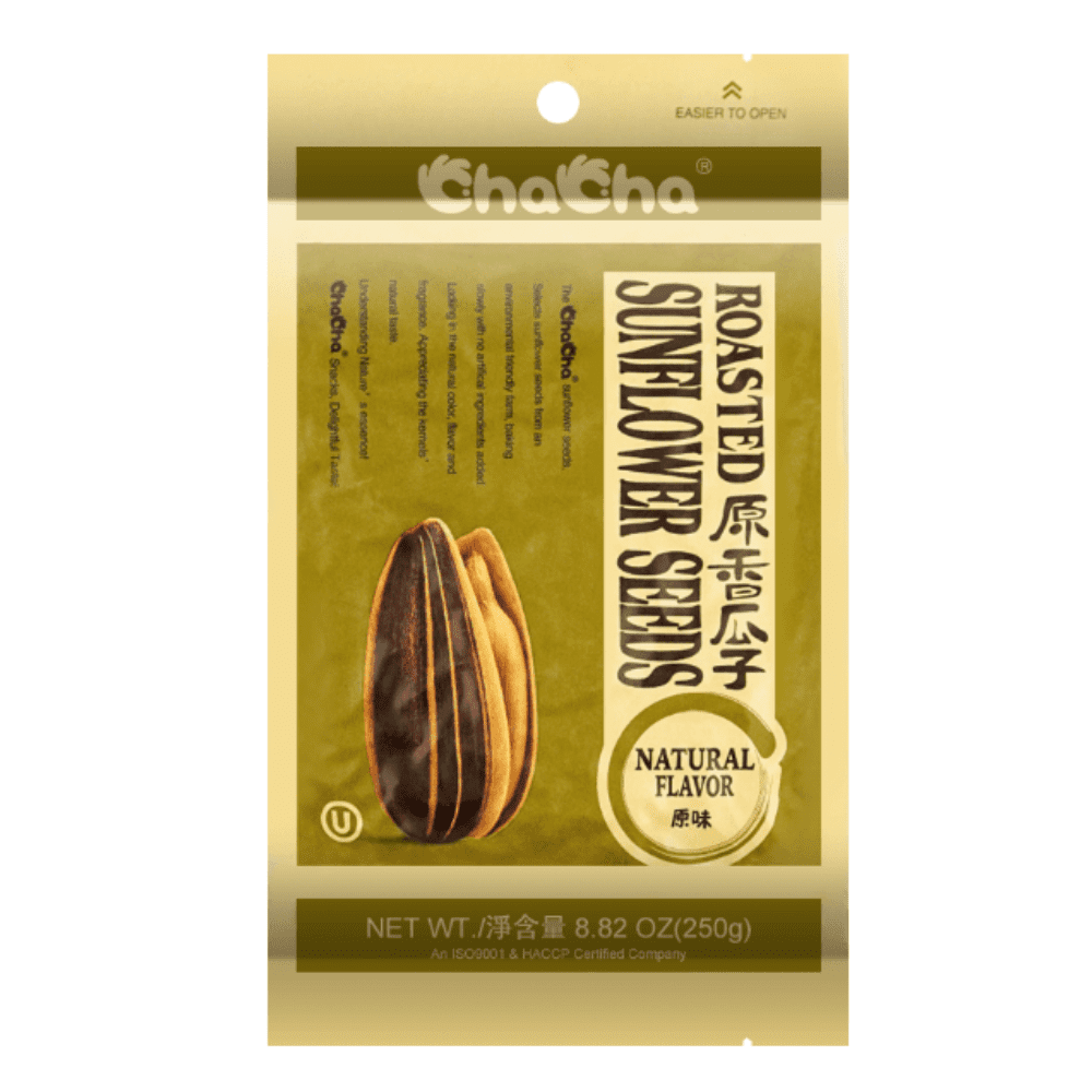 ChaCha, Roasted Sunflower Seeds, 8.82oz 250g 2 Pack, Natural