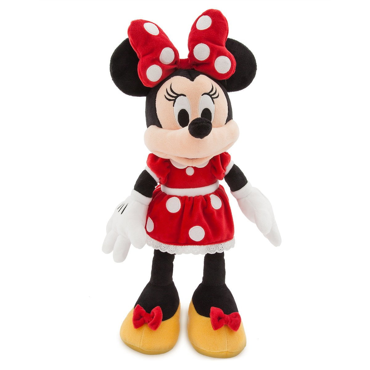 Disney Store Minnie Mouse Plush Red Medium 18 inc New with Tags