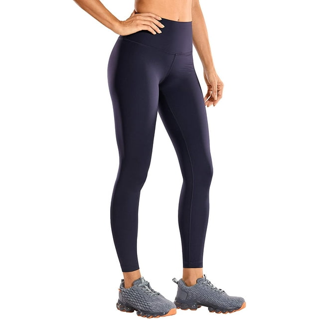 Women's Hugged Feeling Training Leggings 25/28 Inches - High Waist Compression Pants Tummy Control Workout Leggings