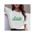 thumbnail image 1 of Women's T Shirts Summer Tops Simple Heart Graphic Shirts Sayings Short Sleeve Vacation Casual Blouse Thankful teeCute St. Patrick's Day Graphic Summer Black Crew Neck Casual T-ShirtFather's Day, Mot, 1 of 7