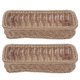 thumbnail image 1 of GAXIRE 2Ud Caja Tejida Para Guardar Especias Cubiertos Y Natural Marrón Claro, 1 of 6