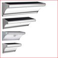 thumbnail image 1 of Luz solar para patio exterior, iluminación de pared de inducción, carcasa de aleación de aluminio, LED de alto brillo, parámetros estándar reales, 1 of 5