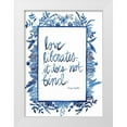 thumbnail image 1 of Popp, Grace 25x32 White Modern Wood Framed Museum Art Print Titled - Love Quote I, 1 of 4