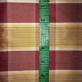 thumbnail image 2 of 100% silk dupion red gold plaids fabric 54quot; wide DUPNEWC8[4], 2 of 3