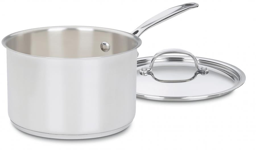 Cuisinart 419-14 Contour Stainless 1-Quart Saucepan with Cover 