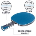 thumbnail image 2 of Ping Pong Paddle with Killer Spin + Case for Free - Professional Table Tennis Racket for Beginner and Advanced Players - Improve Your Ping Pong Skills with JT Ping Pong Paddle Set (Blue), 2 of 5