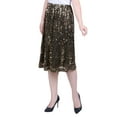thumbnail image 2 of Petite Knee Length Sequined Skirt, 2 of 3