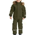 thumbnail image 2 of Coerni Snow Suit for Kids Boys Girls One Piece Snowsuit Waterproof Removable Overalls Winter Outdoor Snowboarding Ski Suits, 2 of 5