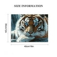 thumbnail image 2 of FCXZI Large Animals Canvas Wall Art Tiger Wall Picture Prints Painting Tiger Artwork for wall Bedroom Living Room Home Decorations Office Wall Canvas painting 16x12in, 2 of 6