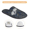 thumbnail image 3 of Fotbe Golden Peonies Pantuflas Peludas para Mujer con Estampado, Zapatillas de Peluche, Zapatos de Invierno para Casa, Uso Interior y Exterior-Medium, 3 of 8