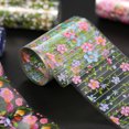 thumbnail image 4 of 10 rollos/juego de pegatinas de esmalte de uñas, mezcla de flores rosas holográficas Labymos Pegatinas para uñas, 4 of 7