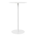 thumbnail image 3 of WestinTrends Playa 41.25" Adjustable Metal Round Bar Height Table, White, 3 of 12
