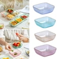 thumbnail image 2 of Fruit Dish Spit Bone Dish Dipping Sauce Plate Non-slip Stackable Space-saving Fruits Holder Home Supplies, 2 of 7
